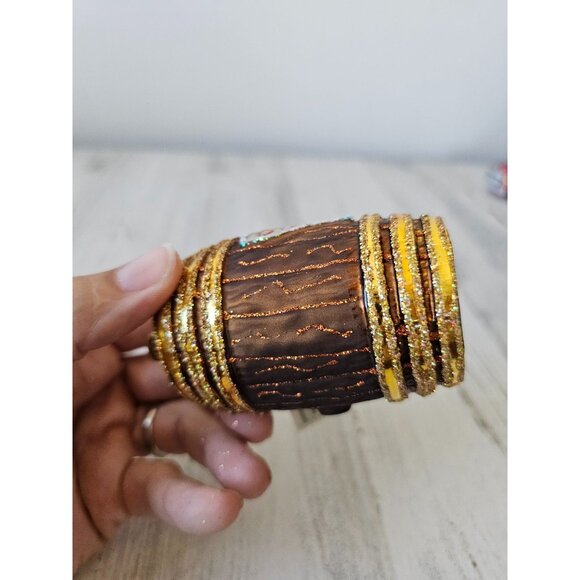 Old world OWC beer keg glass ornament gold glitter Xmas tree - Picture 6 of 8